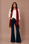 Pashimina Serena lisa vinho -1-
